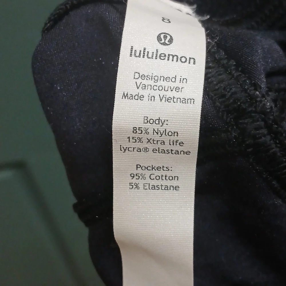 Lululemon Ready To Crush Jogger Pants In Black Velvet Size 8